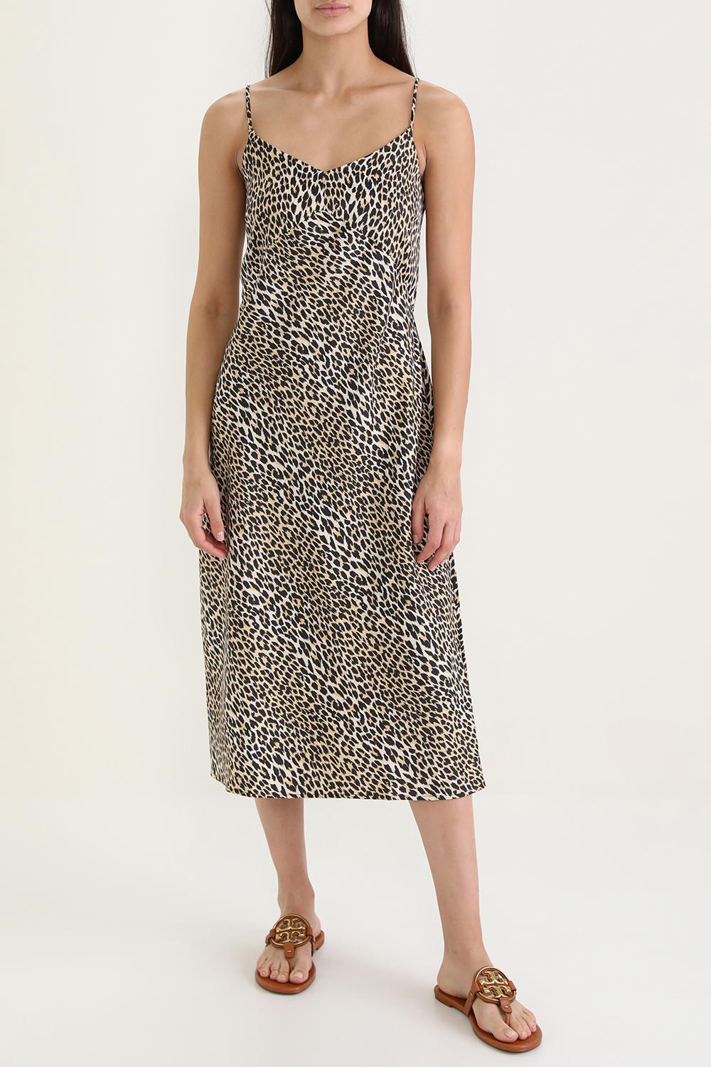 שמלת מידי בהדפס מנומר